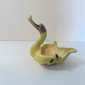 Vintage Hull Mid-Century Swan Ashtray Trinket Dish